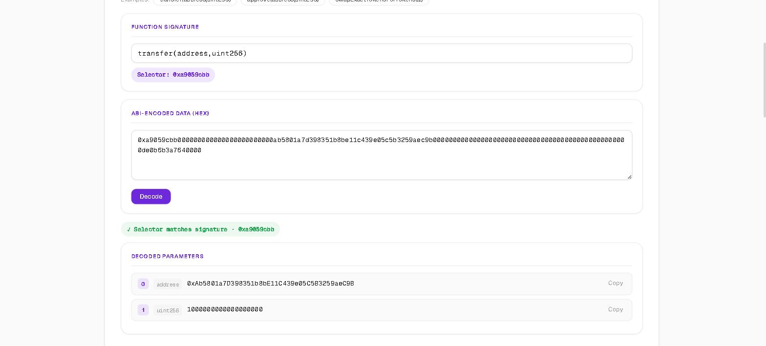 abi decoder decoded